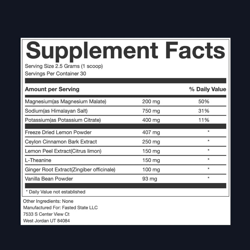 Optimize (Electrolytes)