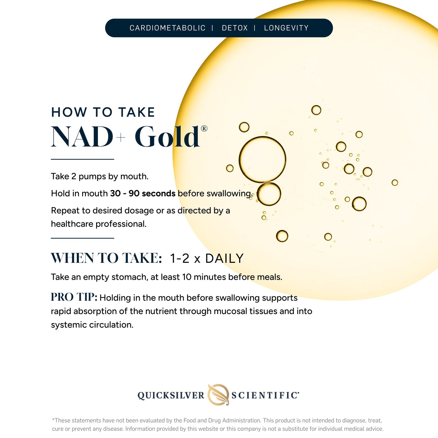 NAD+ Gold® 50 ML