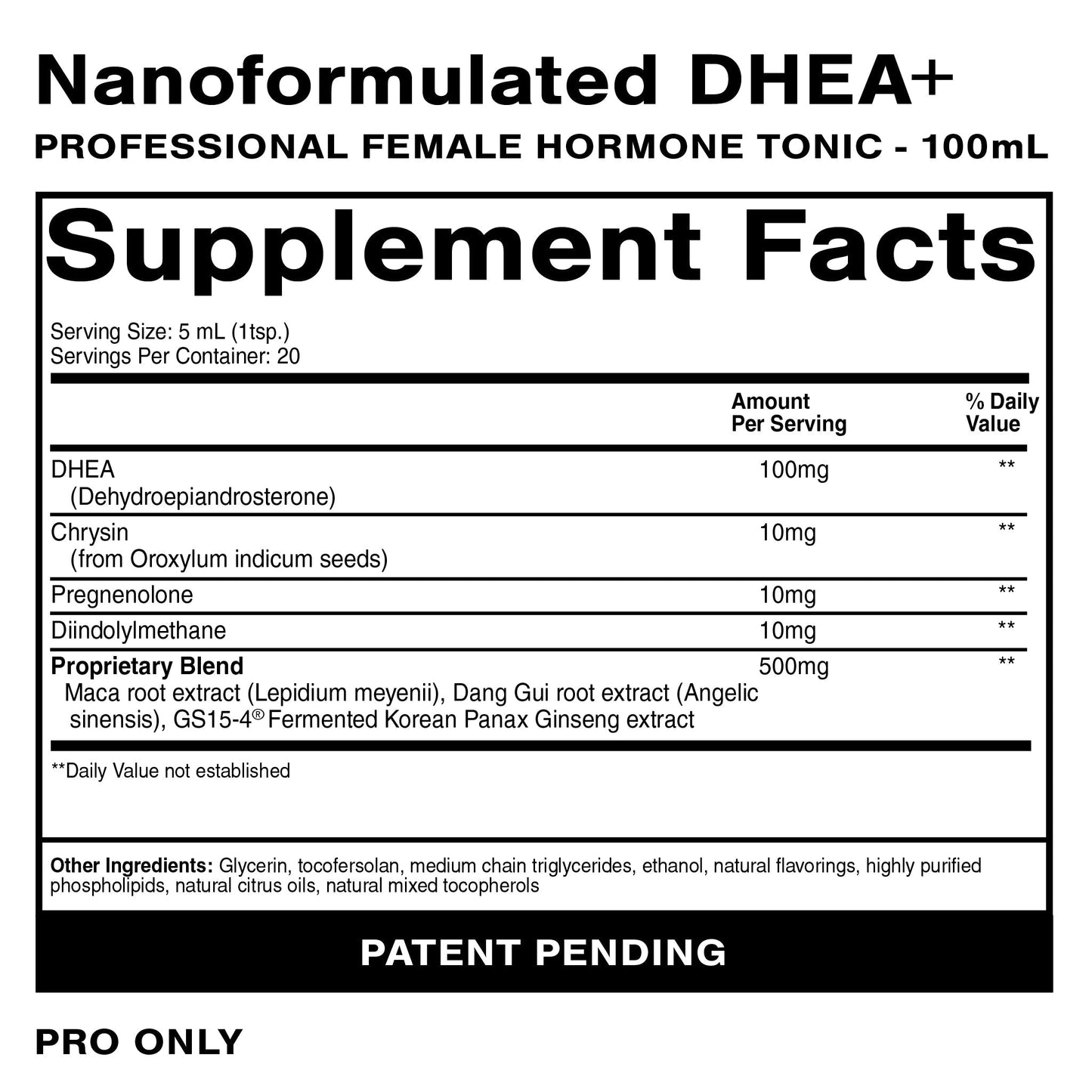 Professional DHEA+ 300mL