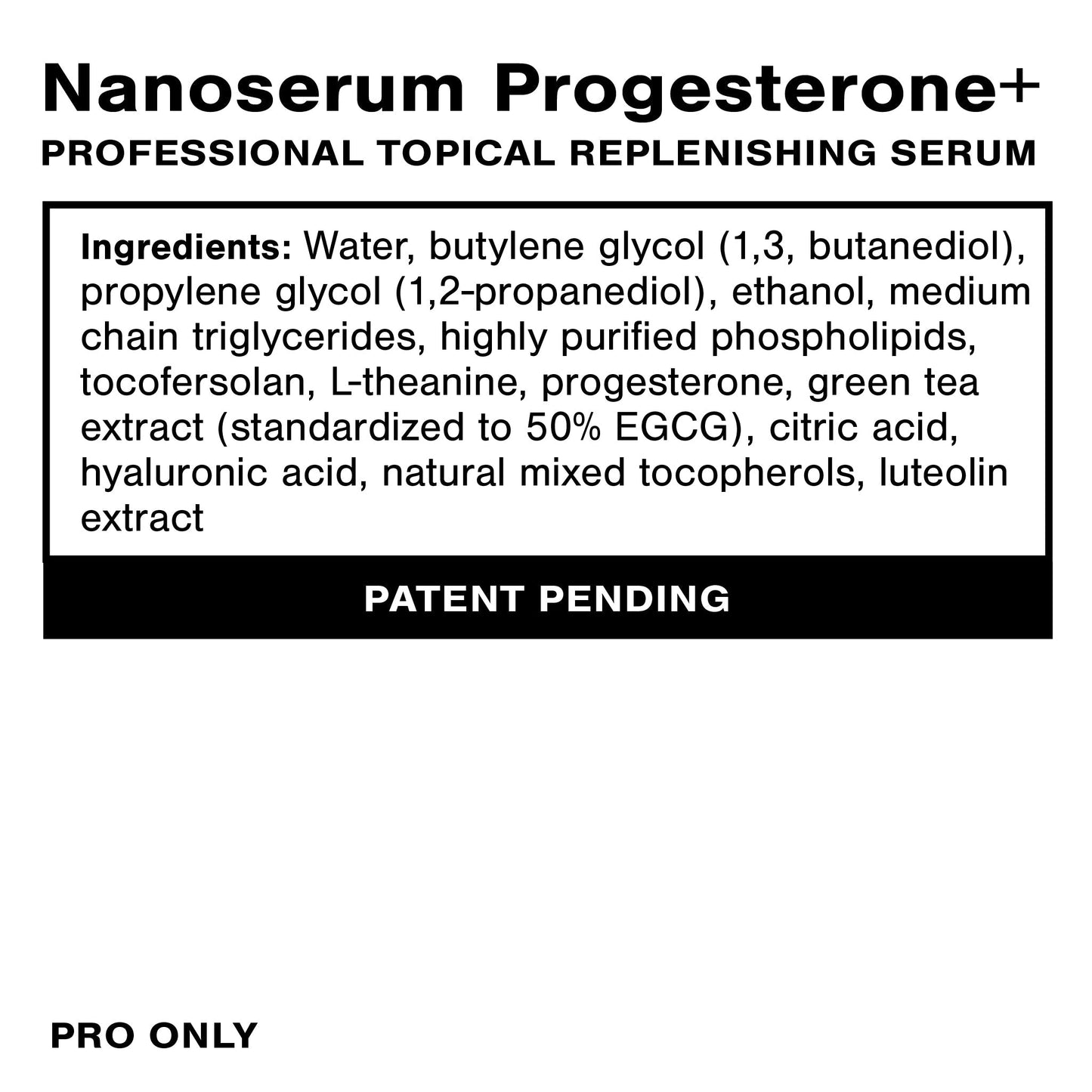 Professional Progesterone+ 300mL Refill
