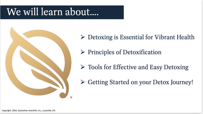 Quicksilver Scientific Masterclass - PushCatch® Liver Detox Program